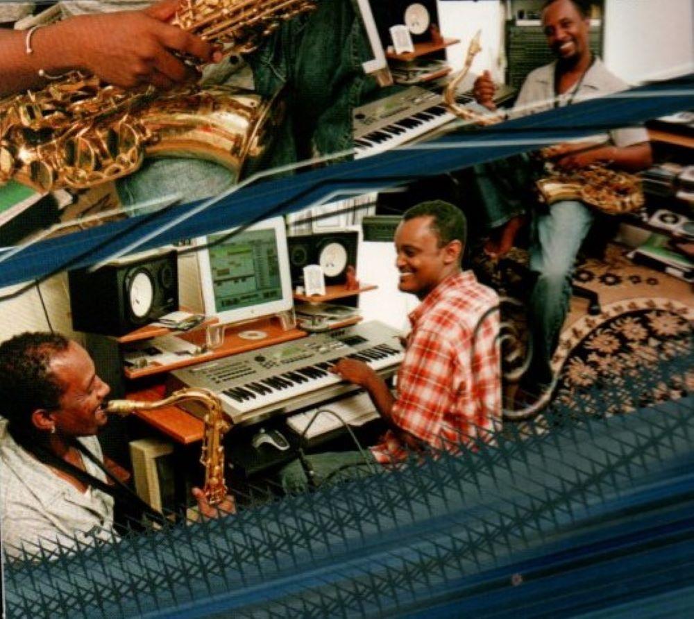 Tilahun Giorgis in studio
